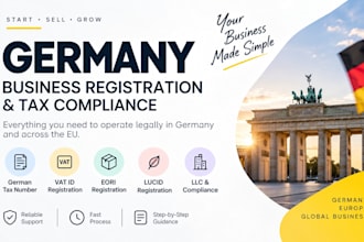 register german tax number, lucid, vat id, eori, llc and germany tax compliance