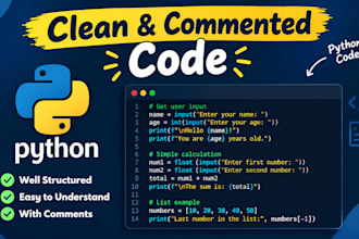 write basic python scripts and flowcharts