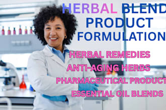 develop herbal blend product formulation