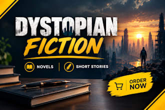 write gripping dystopian fiction, sci fi novels and short stories
