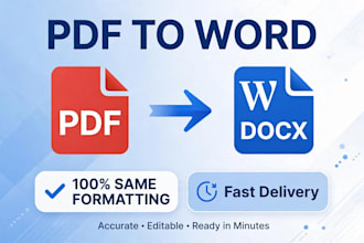 do document typing and PDF to word conversion