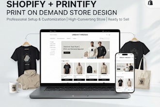 create a shopify printify print on demand store