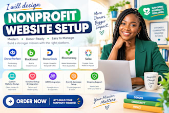 setup nonprofit CRM donorbox charityengine, givebutter neon bonterra bloomerang