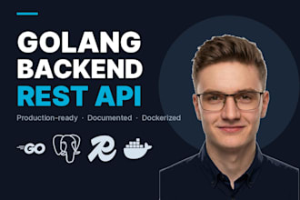 build a golang rest API backend