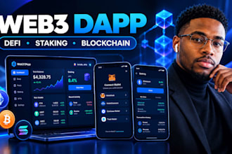 develop web3 dapp, defi app, staking platform,