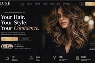 redesign wix websites salon website spas website wix appointment businesses site