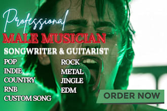 male singer indie rock pop edm singer acoustic guitar indie pop bedroom pop jazz