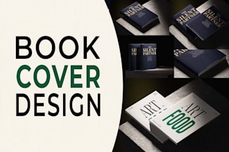 design a custom book cover for fiction and nonfiction