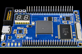 do pcb routing, circuit design, fabrication files, prototype and bom in easyeda