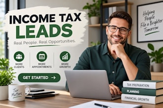income tax leads income tax tax website financial website tax preparation