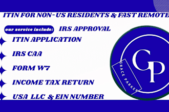 register USA llc, obtain ein number and irs tax id for non residents