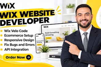 wix website redesign fix coding error wix website design velo code wix database