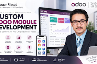 develop a custom odoo module for your business