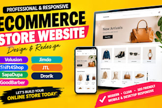 design volusion shiftshop supadupa goodbarber jimbo jtl drorik store website