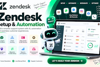 do zendesk setup, ai agent ticket routing, zendesk self service, automation