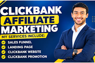 build a clickbank affiliate marketing sales funnel and landing page