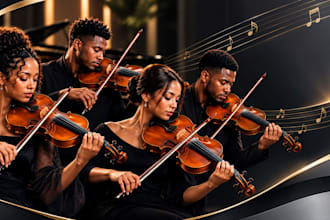 play violin and viola for your song professionally