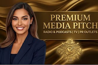 pitch your story to radio stations podcasts TV and PR premium media outlets