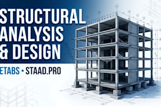 design structures, analyze using structural engineering software