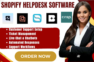 setup shopify helpdesk crisp botspace gorgias commslayer replyco reamaze zipchat