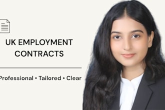draft a professional UK employment contract