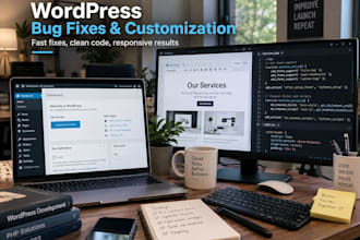 fix customize and develop wordpress PHP websites