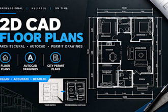 draw city permit architecture 2d floor plan design mechanical design site plan