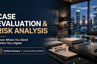 prepare a comprehensive legal case evaluation and risk analysis