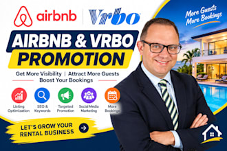 do airbnb promotion airbnb marketing , airbnb listing, booking, vrbo promotion