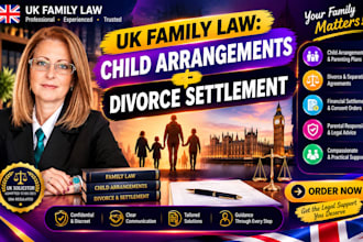 be your UK family solicitor for child arrangements and divorce settlement