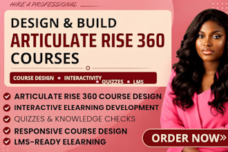 design interactive elearning courses in articulate rise 360