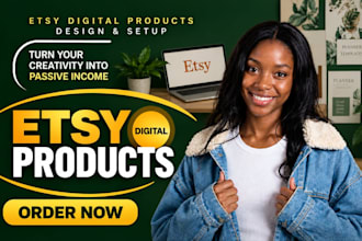 do etsy digital product design, etsy SEO for etsy digital products, on etsy shop