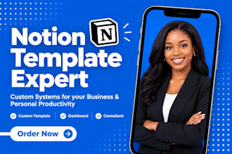 create a custom notion workspace, dashboard, and template