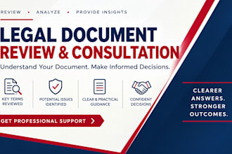provide professional legal document review and consultation