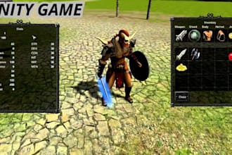 create custom unity 3d characters, weapons, rpg assets and game assets