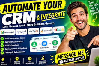 gohighlevel honeybook hubspot dubsado automation zoho crm, ghl integration
