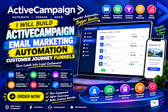 build activecampaign email marketing automation customer journey funnels