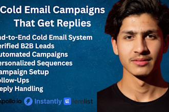 do b2b cold email outreach email list building and automation