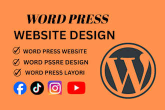 design redesign wordpress website, website development as wordpress developer