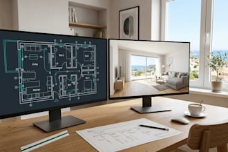 draw electrical schematics in autocad and 3d interiors in 3ds max