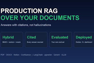 build a production rag system over your documents
