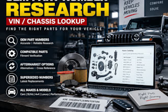 find oem part numbers and compatible auto parts by vin