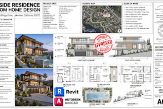 create architectural drawings, architectural drafting and residential drawings