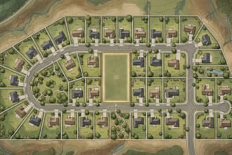 create custom parcel maps, property maps and land ownership maps