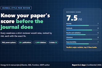 peer review your research paper like a strict journal reviewer