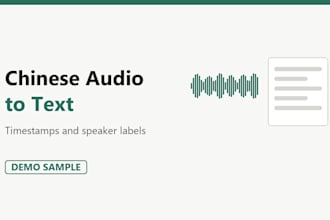 transcribe your chinese audio into clean text with timestamps