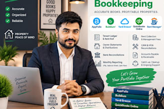 do property management bookkeeping in yardi and quickbooks