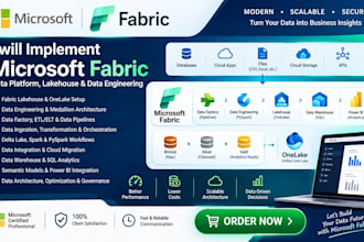 implement microsoft fabric data platform lakehouse and data engineering