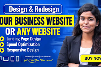build website new design or redesign website development