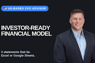 build a 5yr investor ready financial model that works